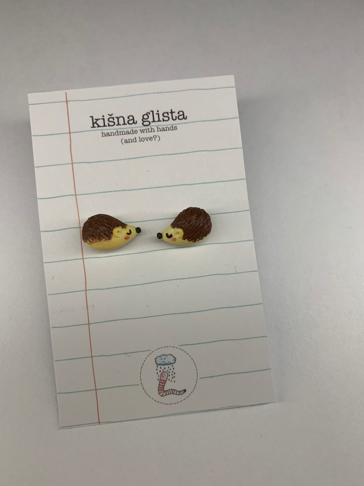 Jež, minđuše sa iglicom