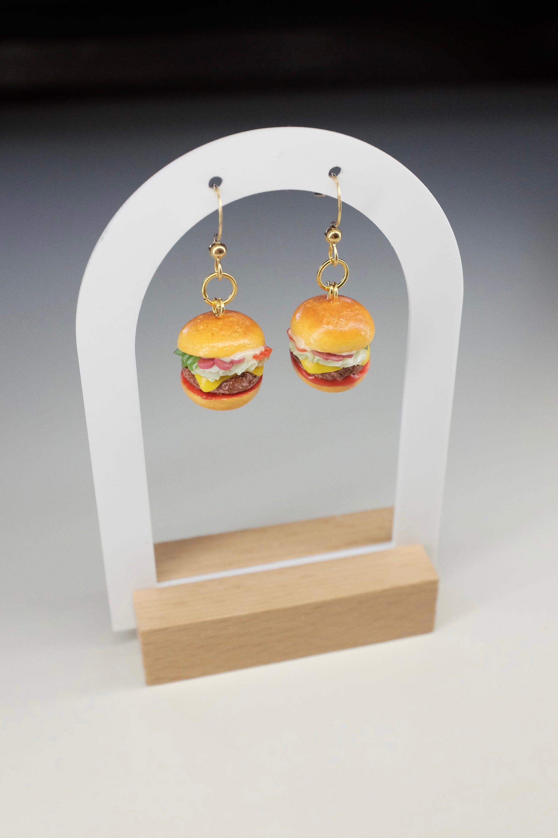 Burger, viseće minđuše