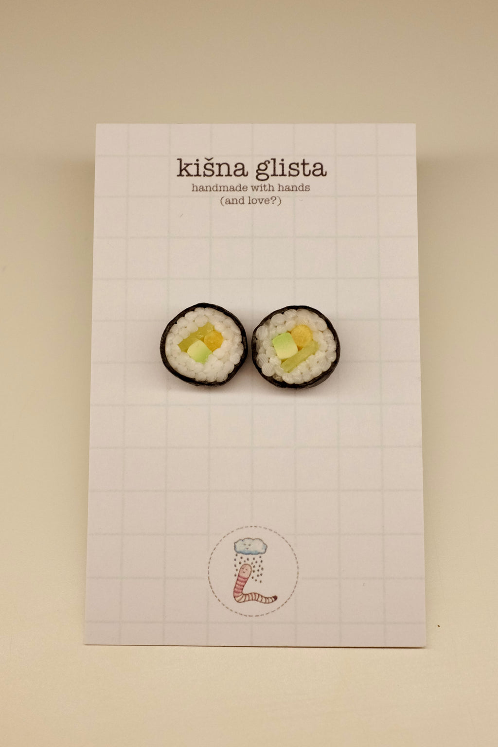 Suši, minđuše sa iglicom