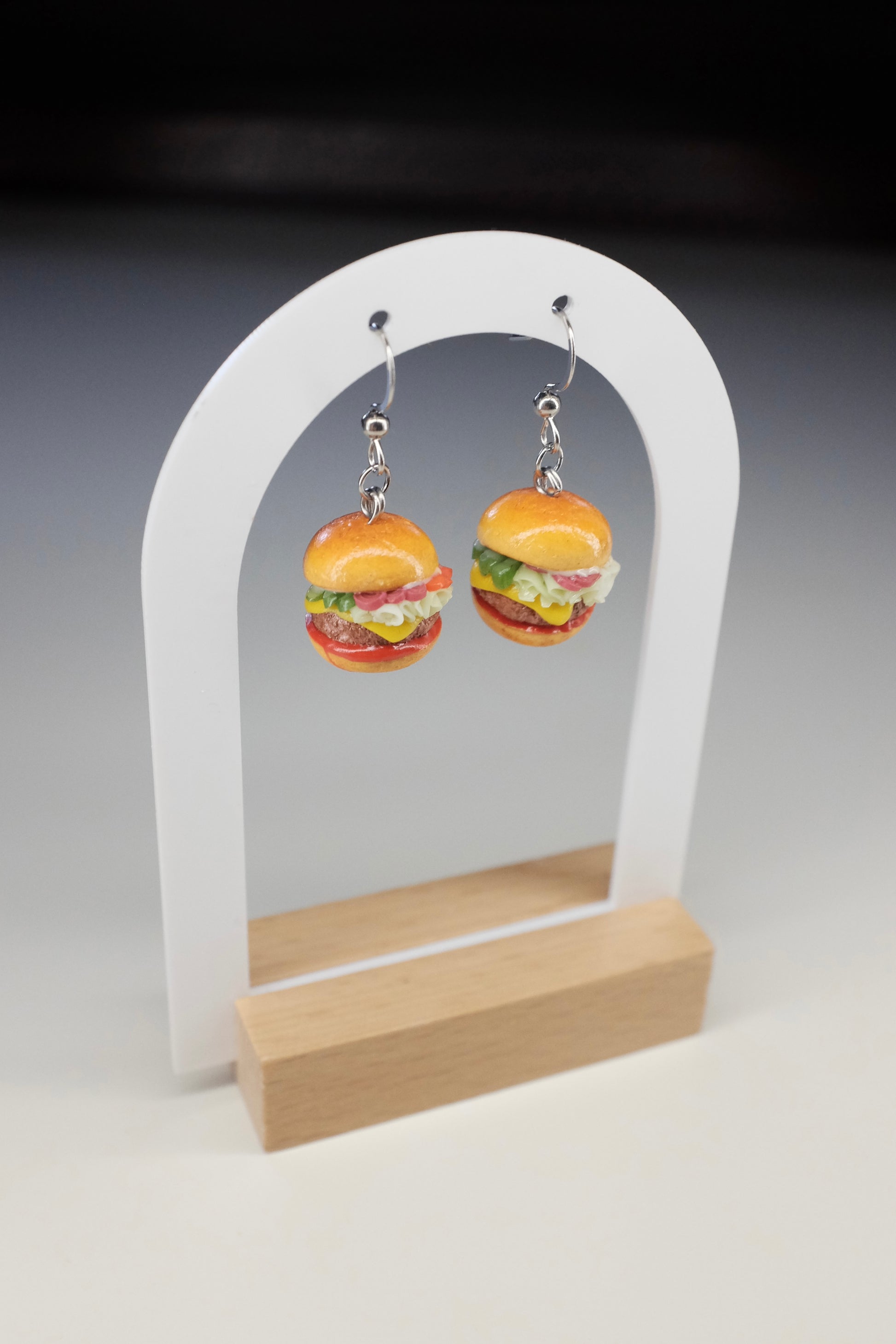 Burger, viseće minđuše