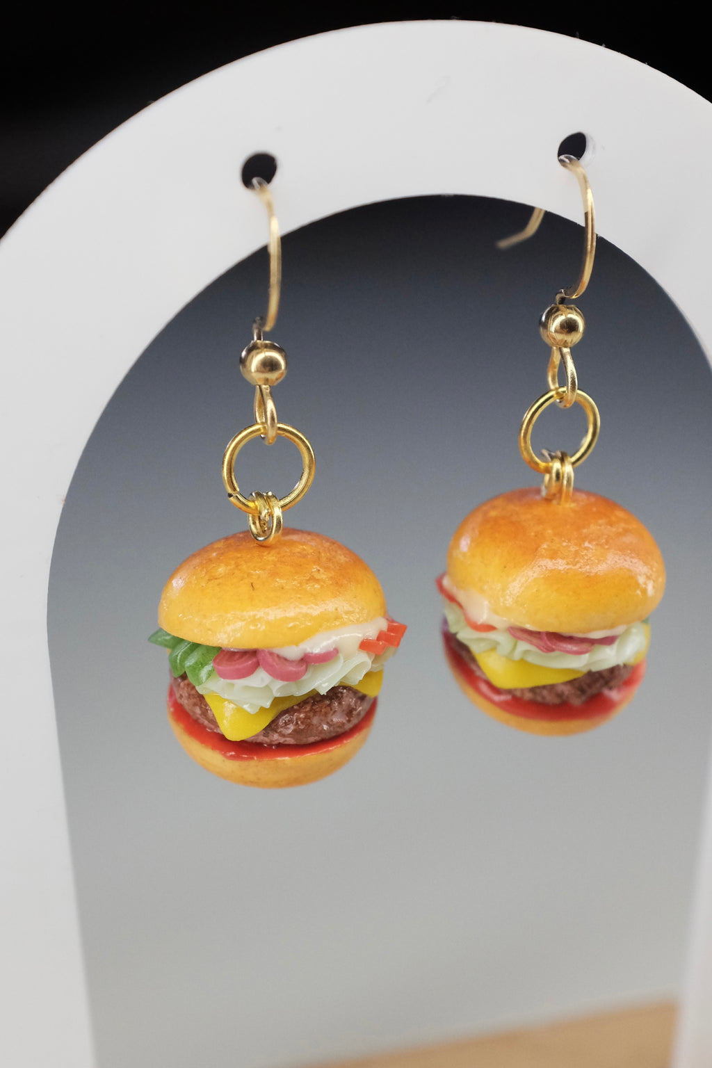 Burger, viseće minđuše