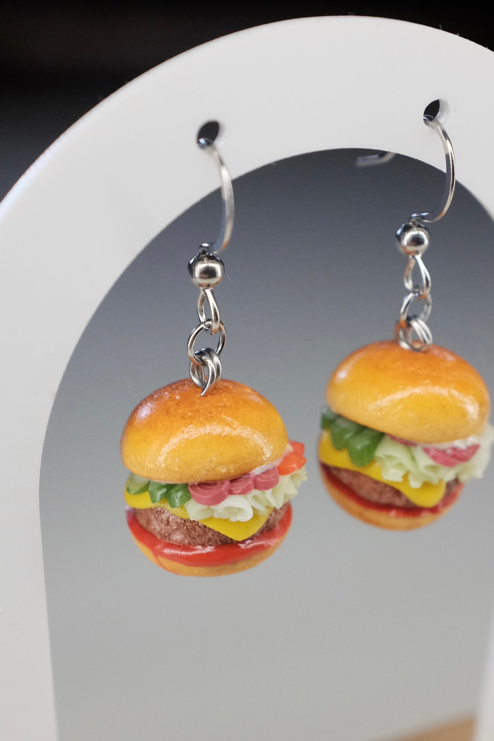 Burger, viseće minđuše