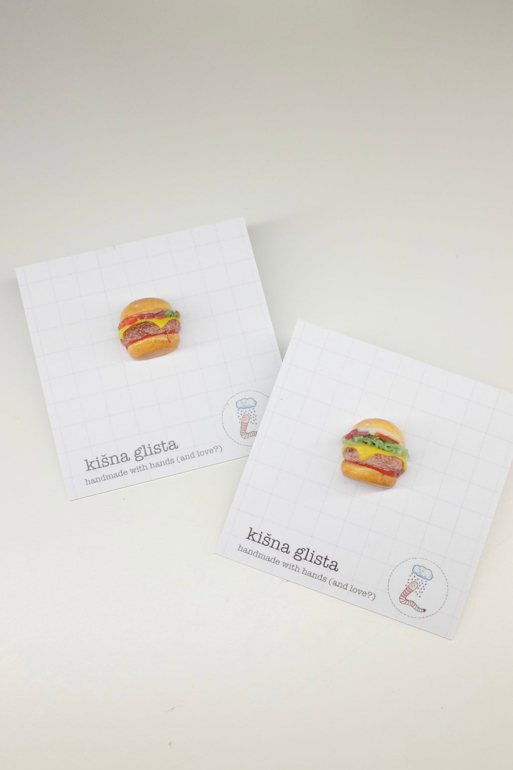 Burger, pin