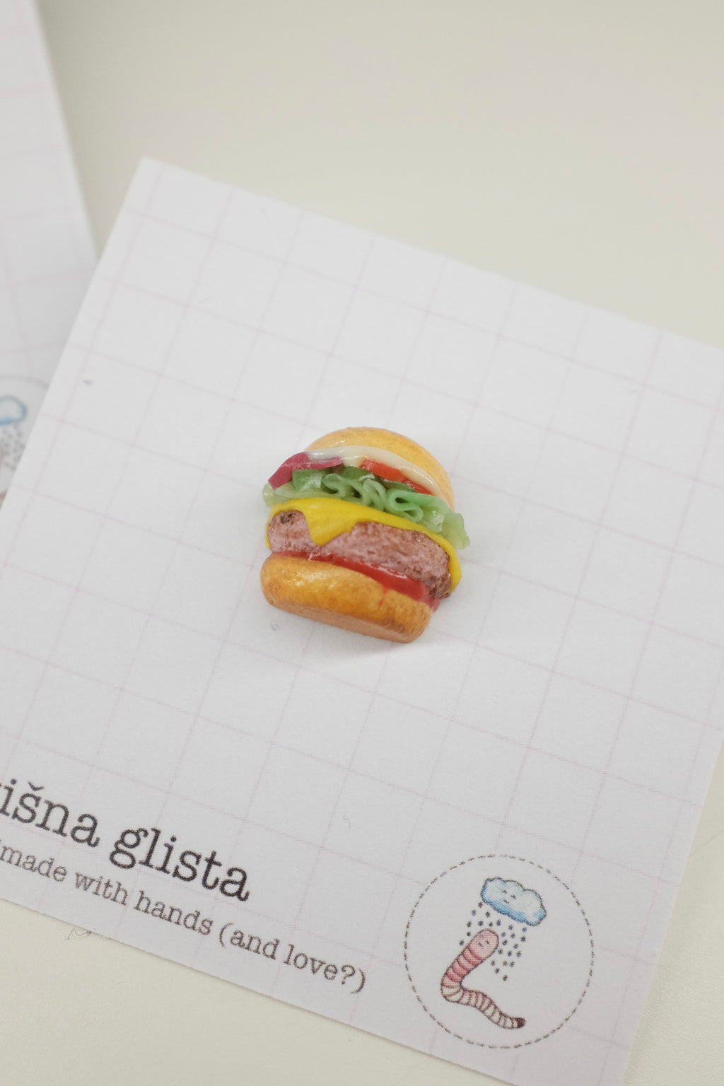 Burger, pin