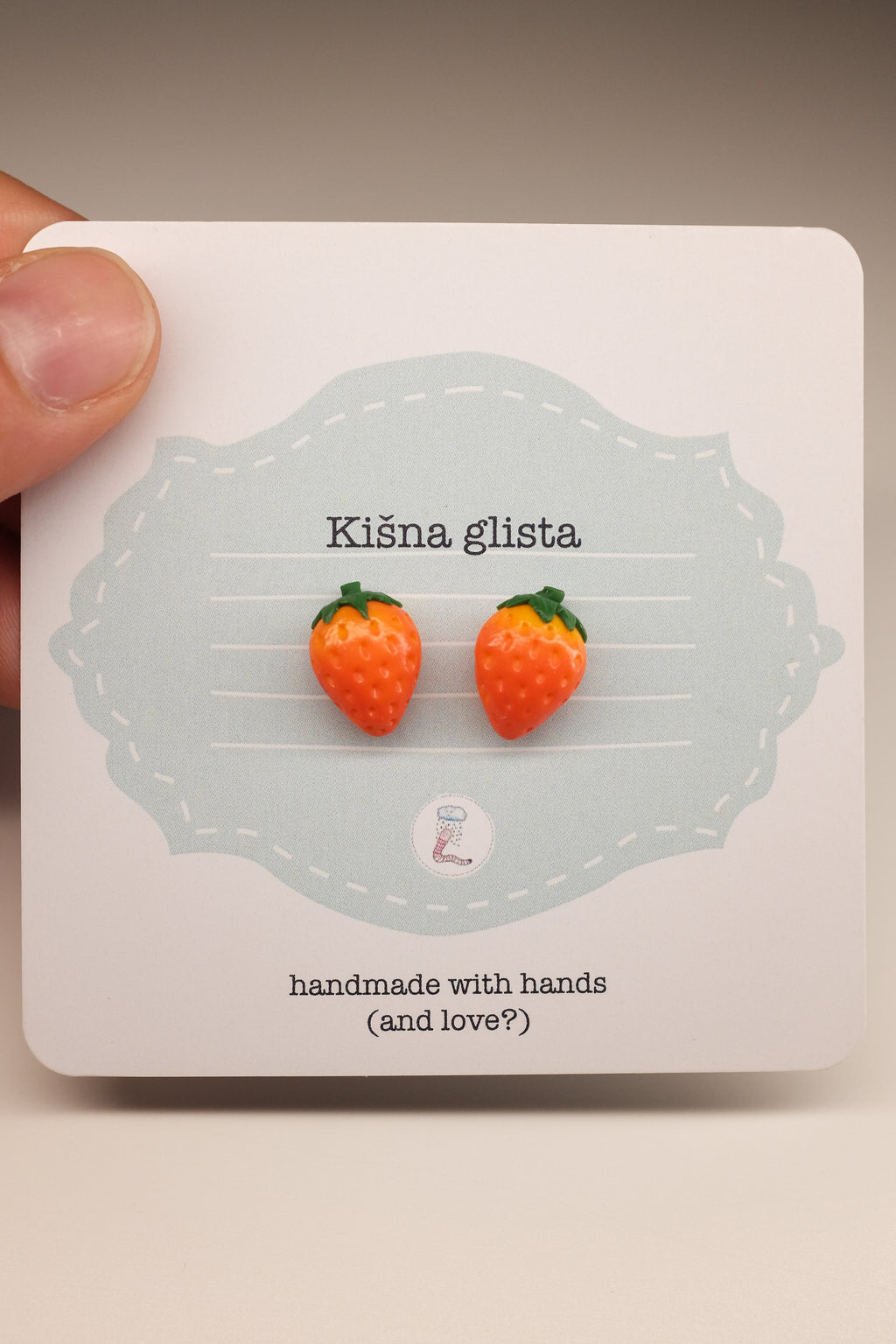 Jagoda, minđuše sa iglicom