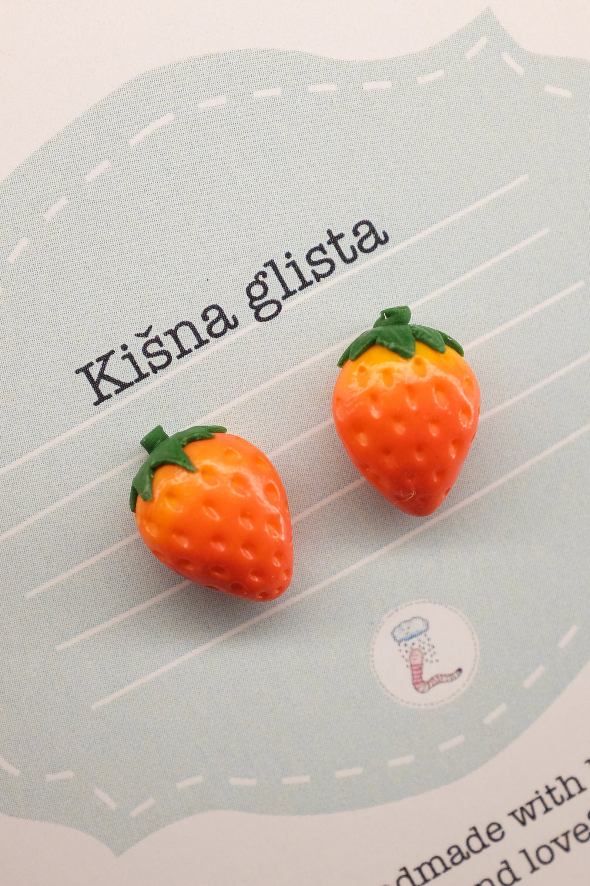 Jagoda, minđuše sa iglicom