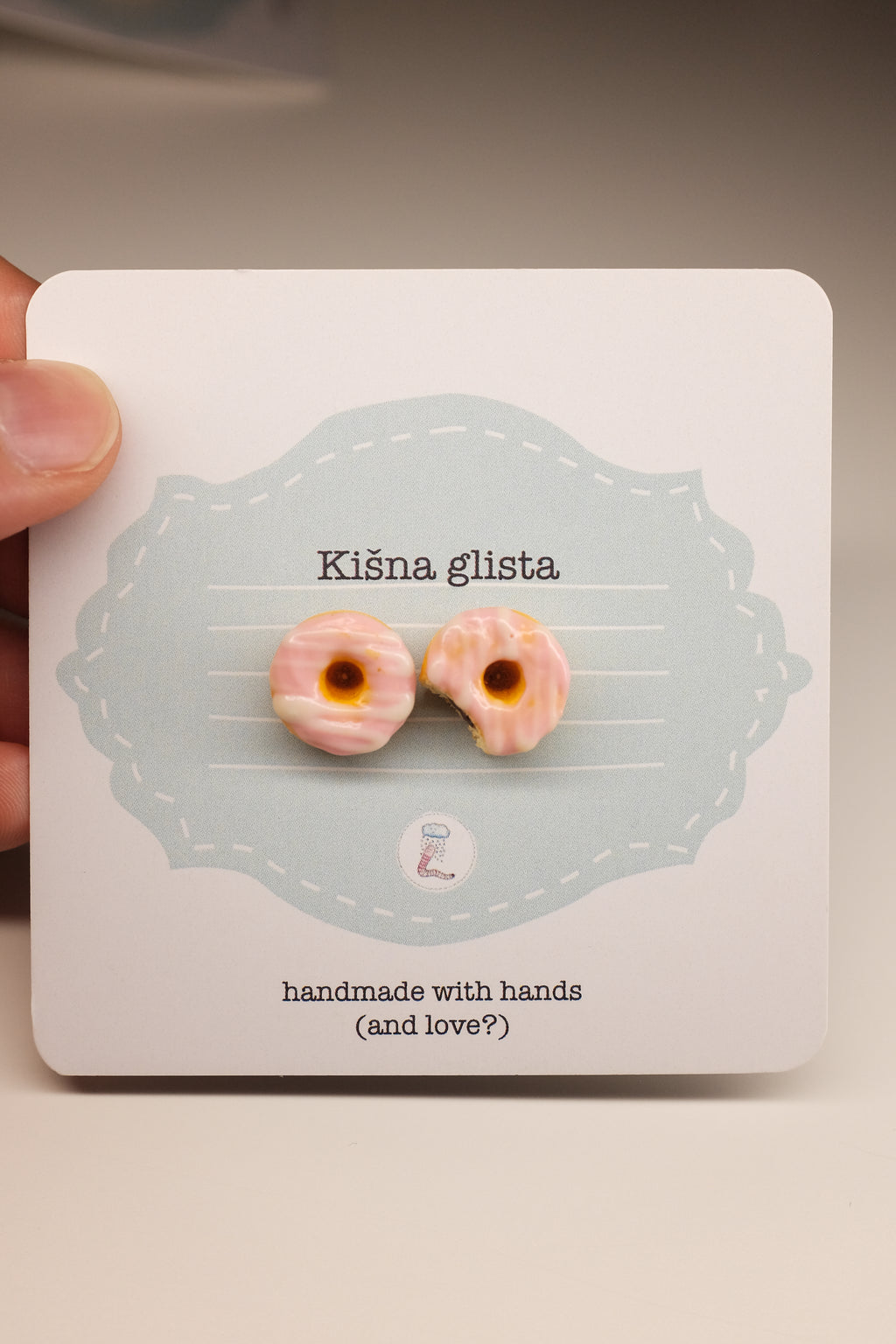 Krofne, minđuše sa iglicom