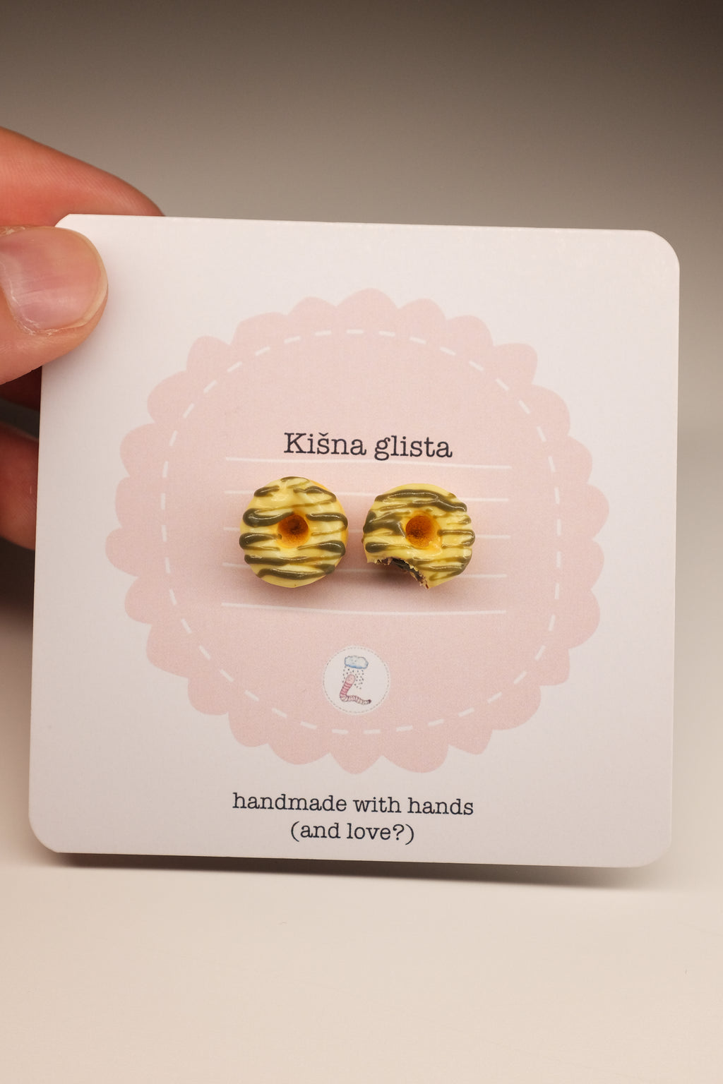 Krofne, minđuše sa iglicom