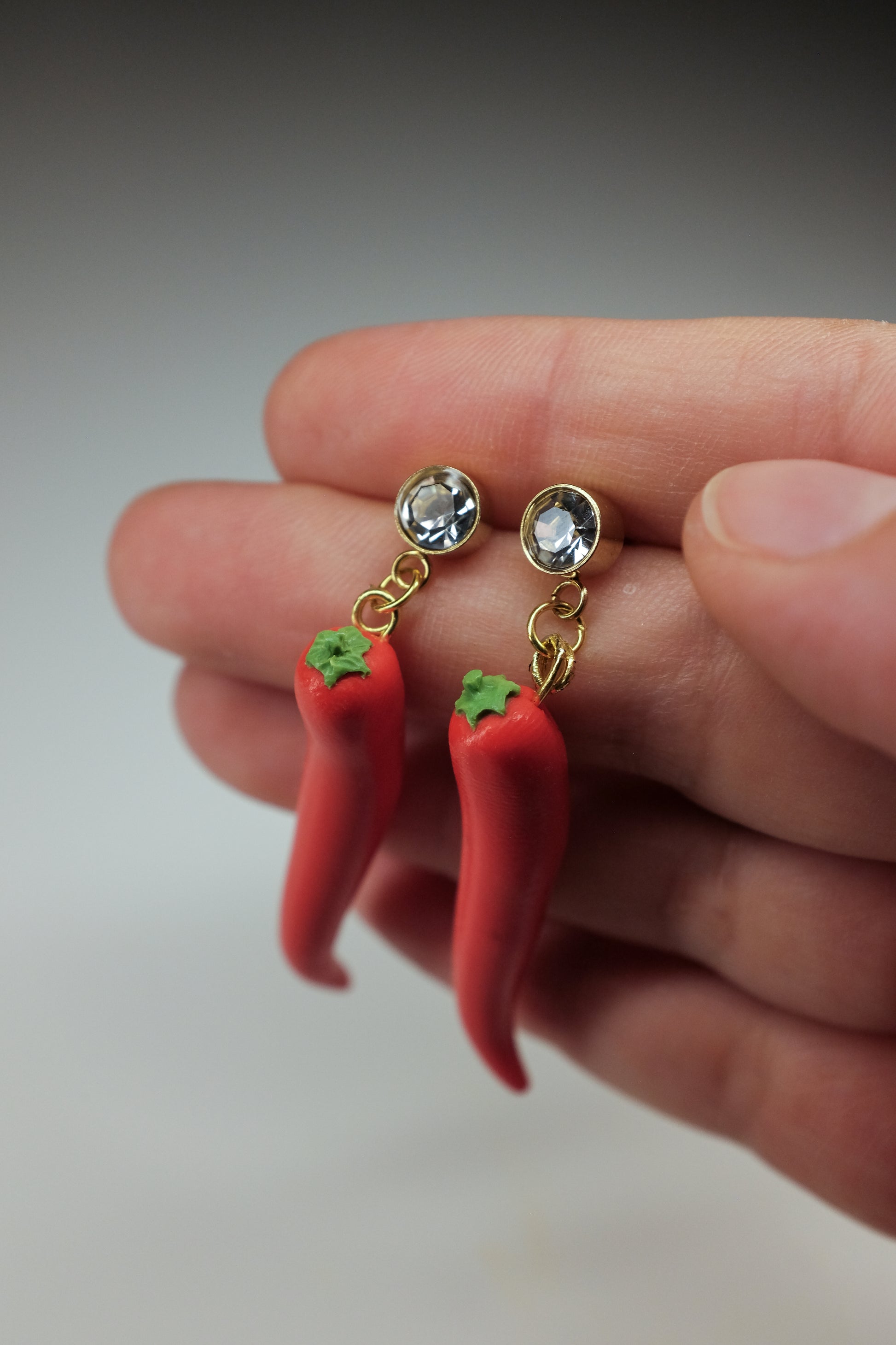 Ljute papričice,viseće minđuše