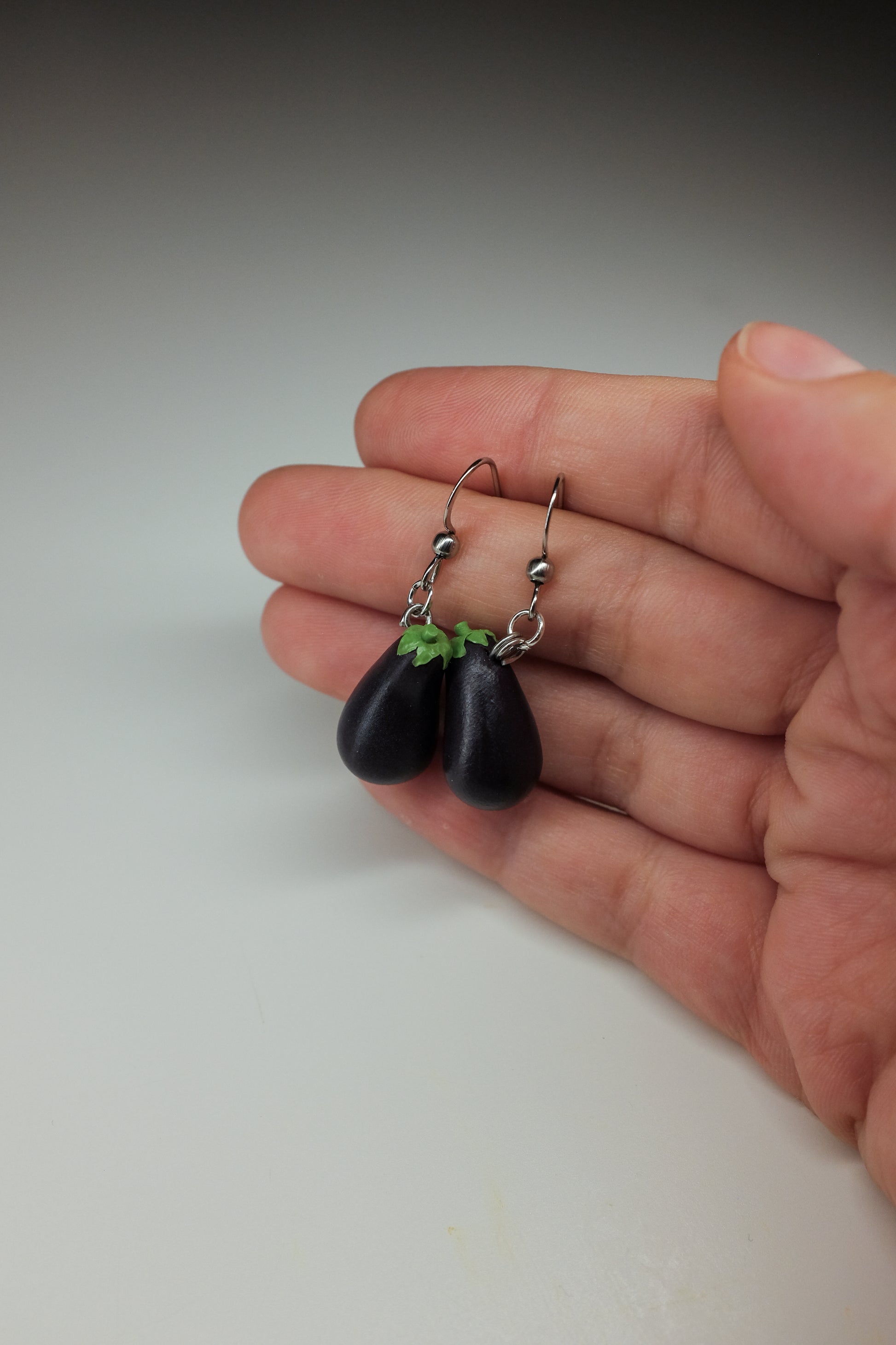 Patlidžan,viseće minđuše