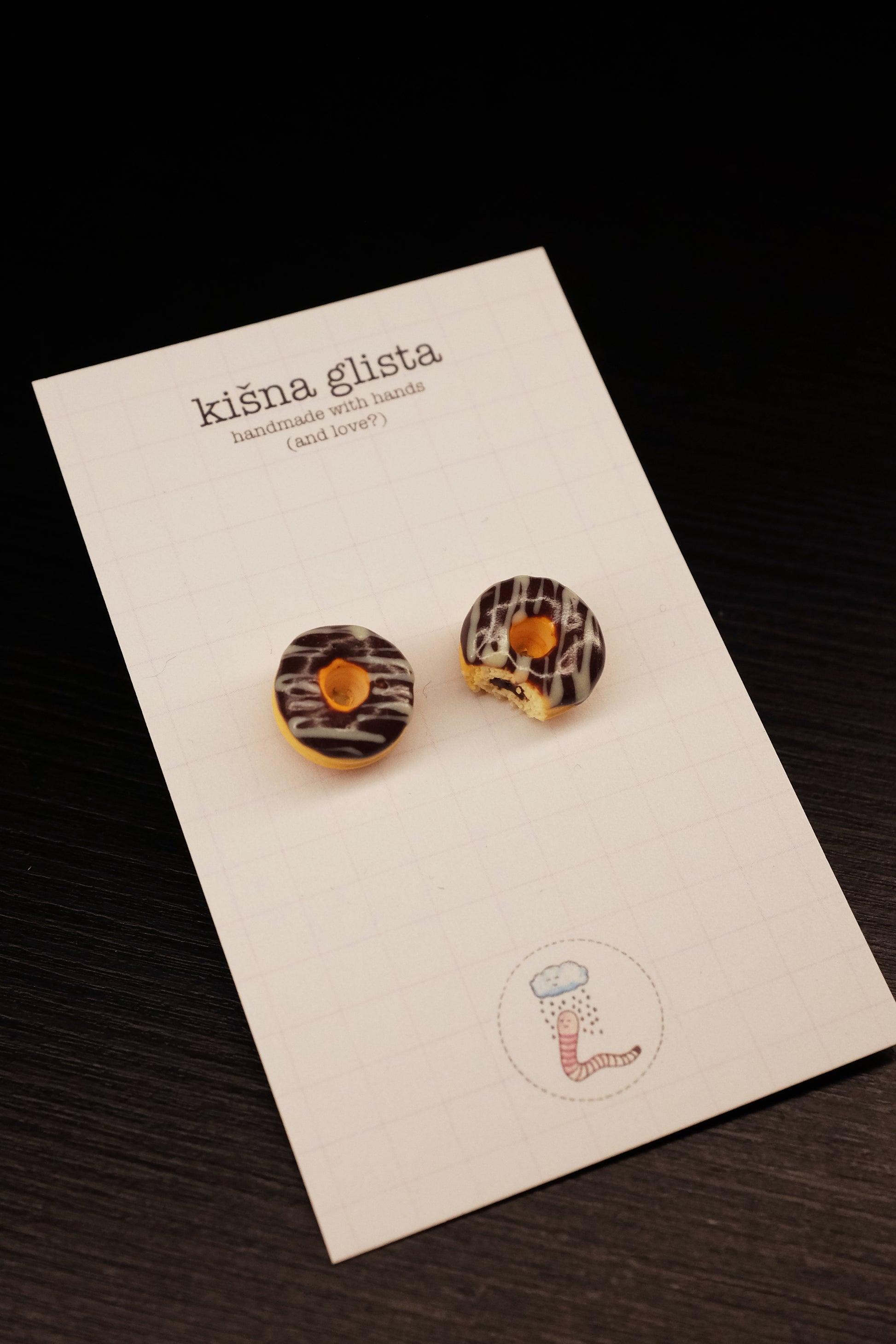 Krofne, minđuše sa iglicom