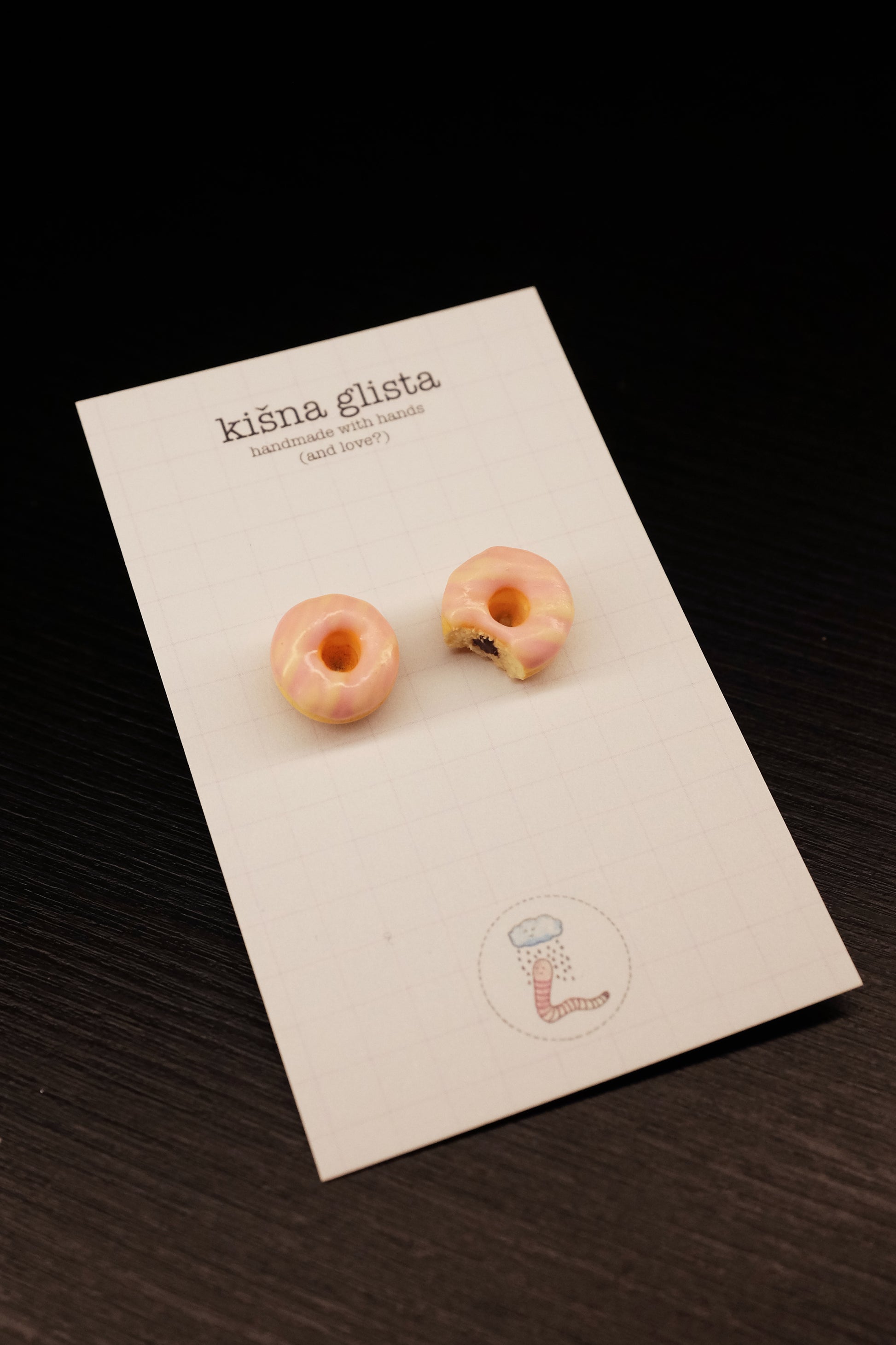 Krofne, minđuše sa iglicom