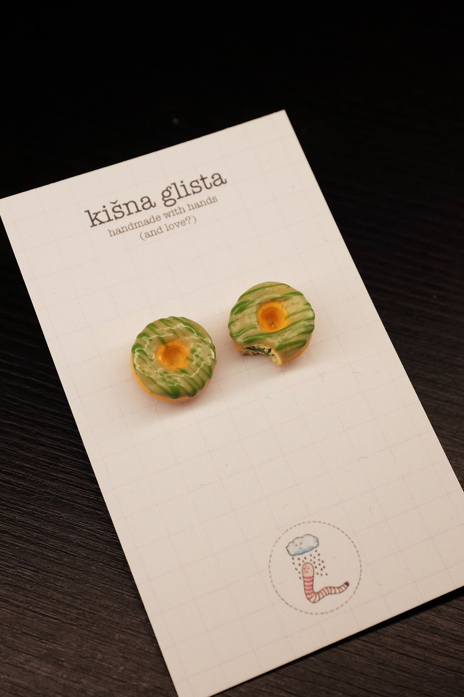 Krofne, minđuše sa iglicom