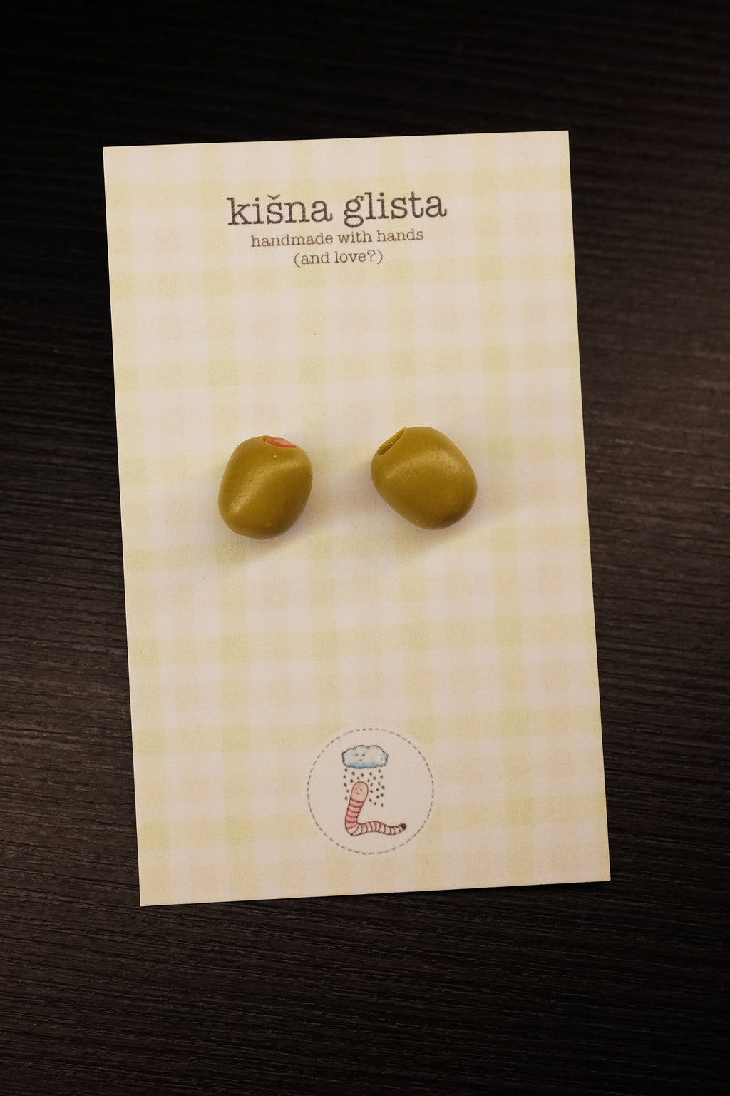 Masline, minđuše sa iglicom