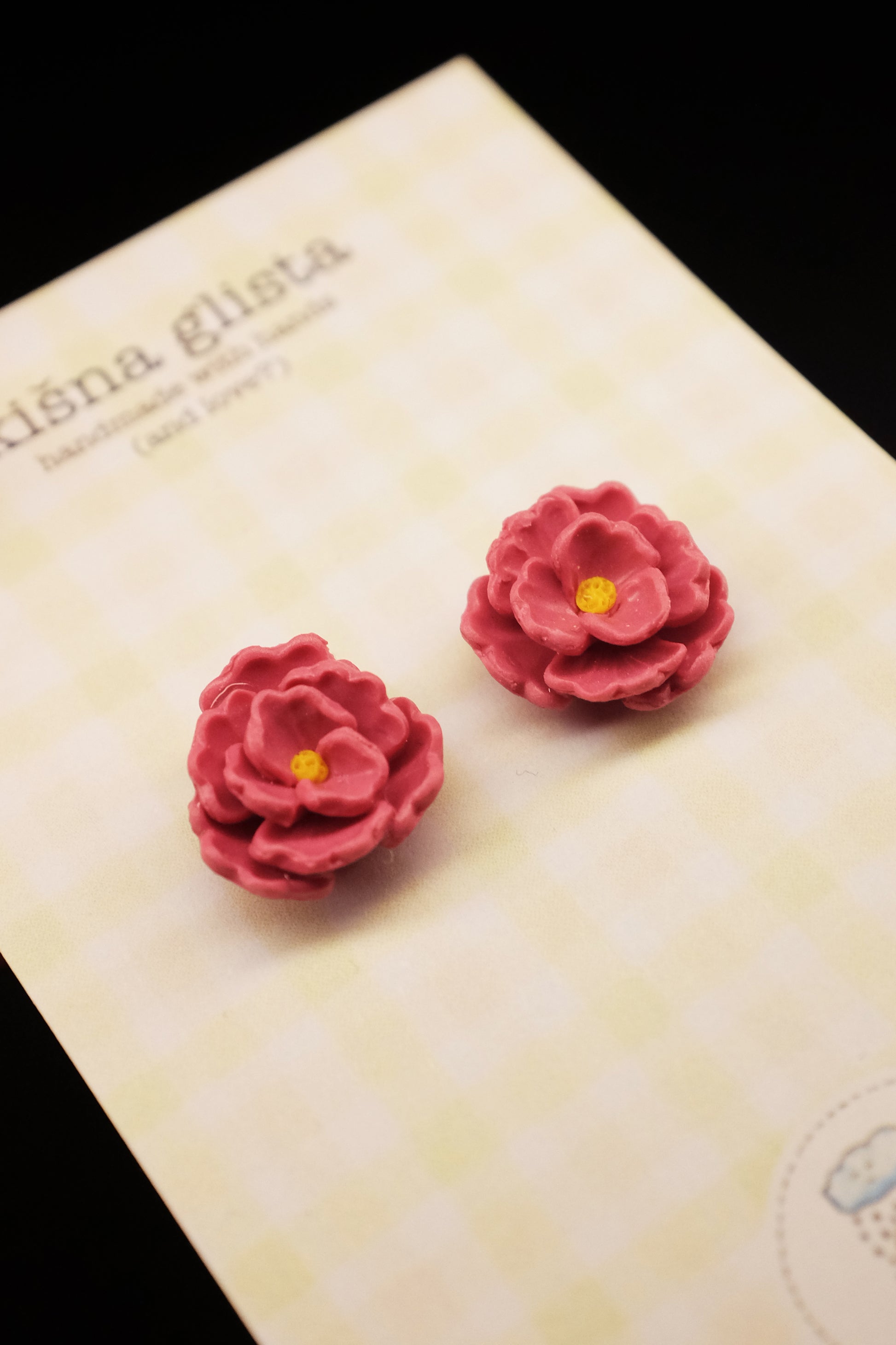 Cvet, minđuše sa iglicom