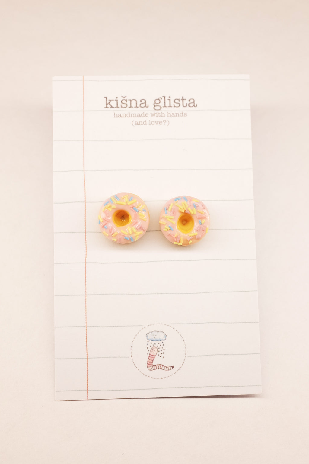 Krofne, minđuše sa iglicom