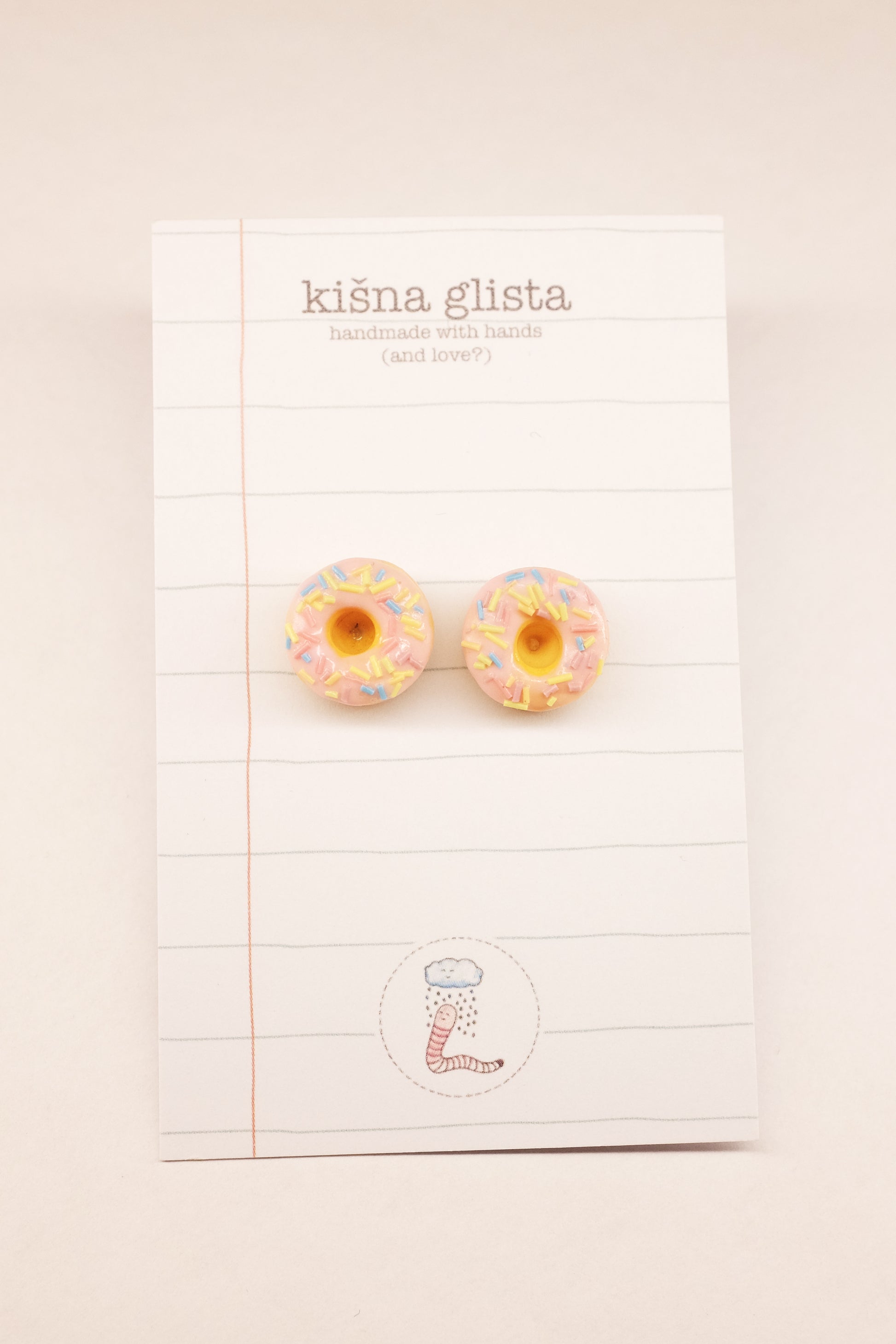 Krofne, minđuše sa iglicom