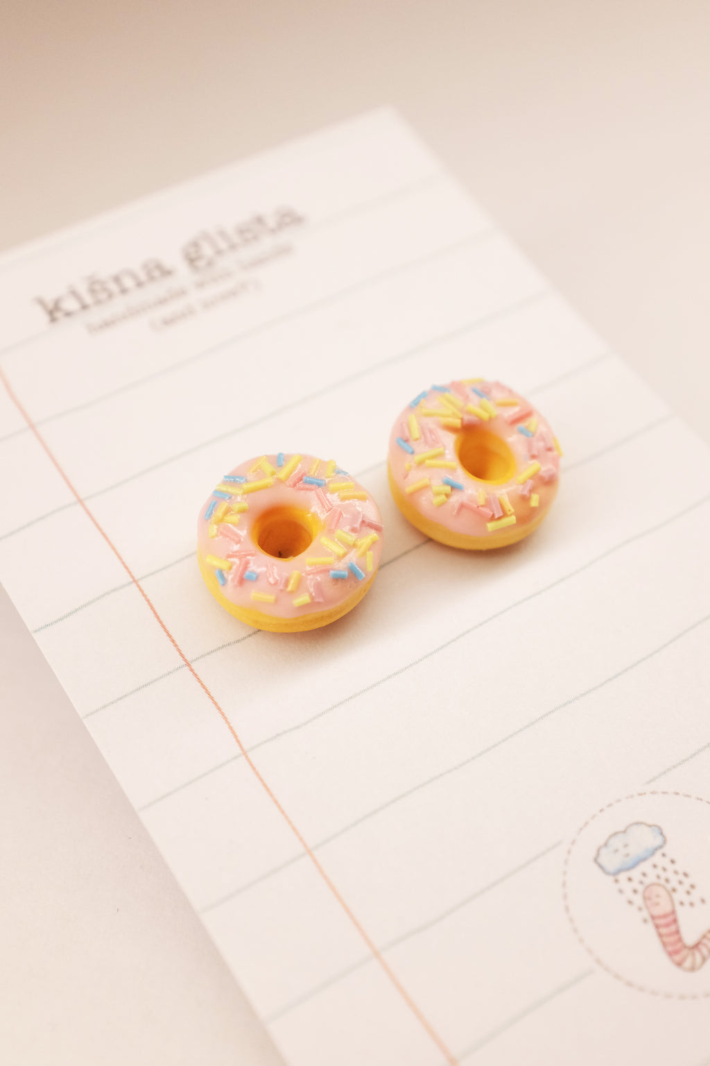 Krofne, minđuše sa iglicom