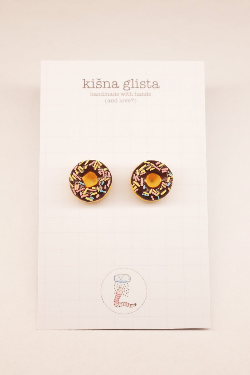 Krofne, minđuše sa iglicom