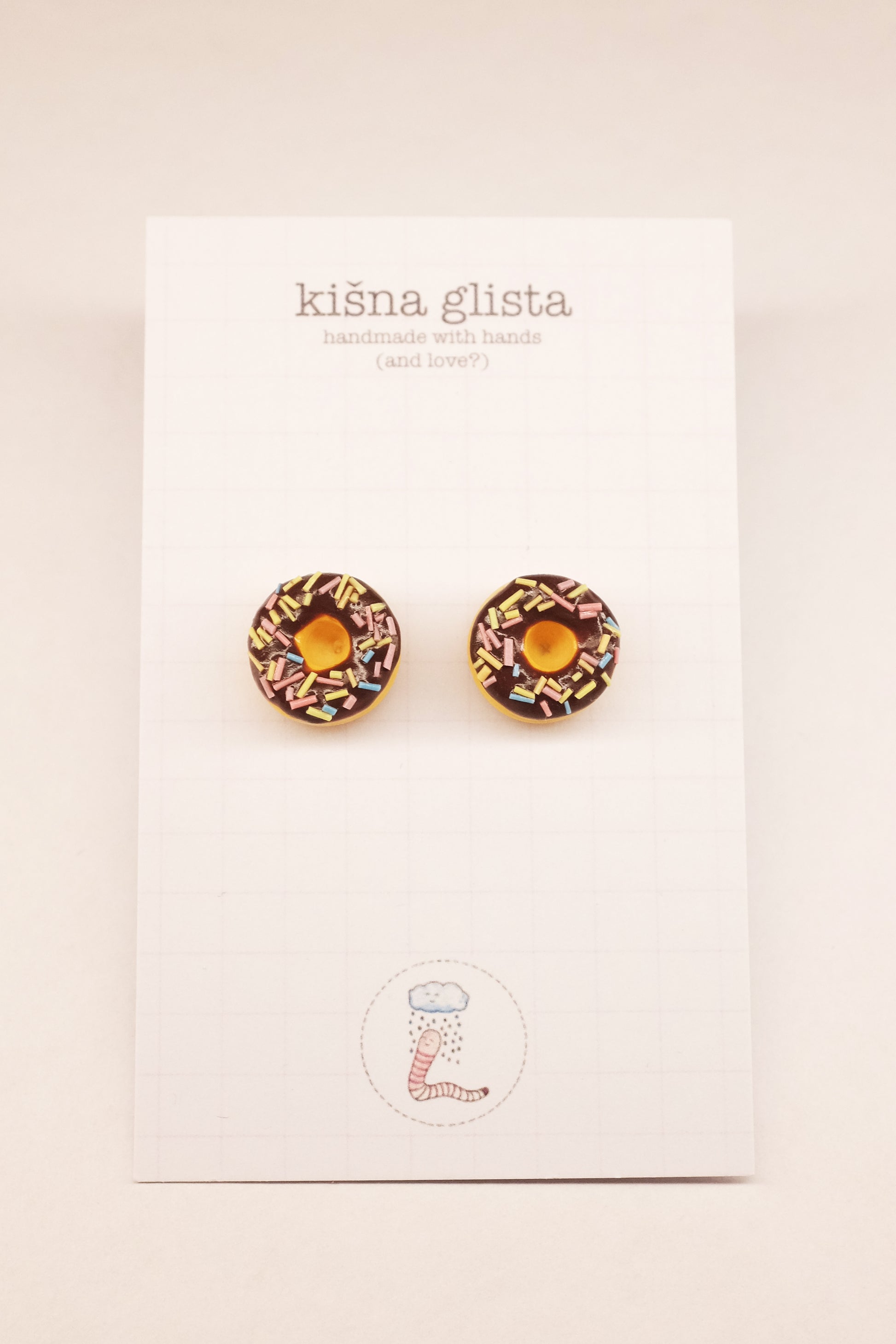 Krofne, minđuše sa iglicom