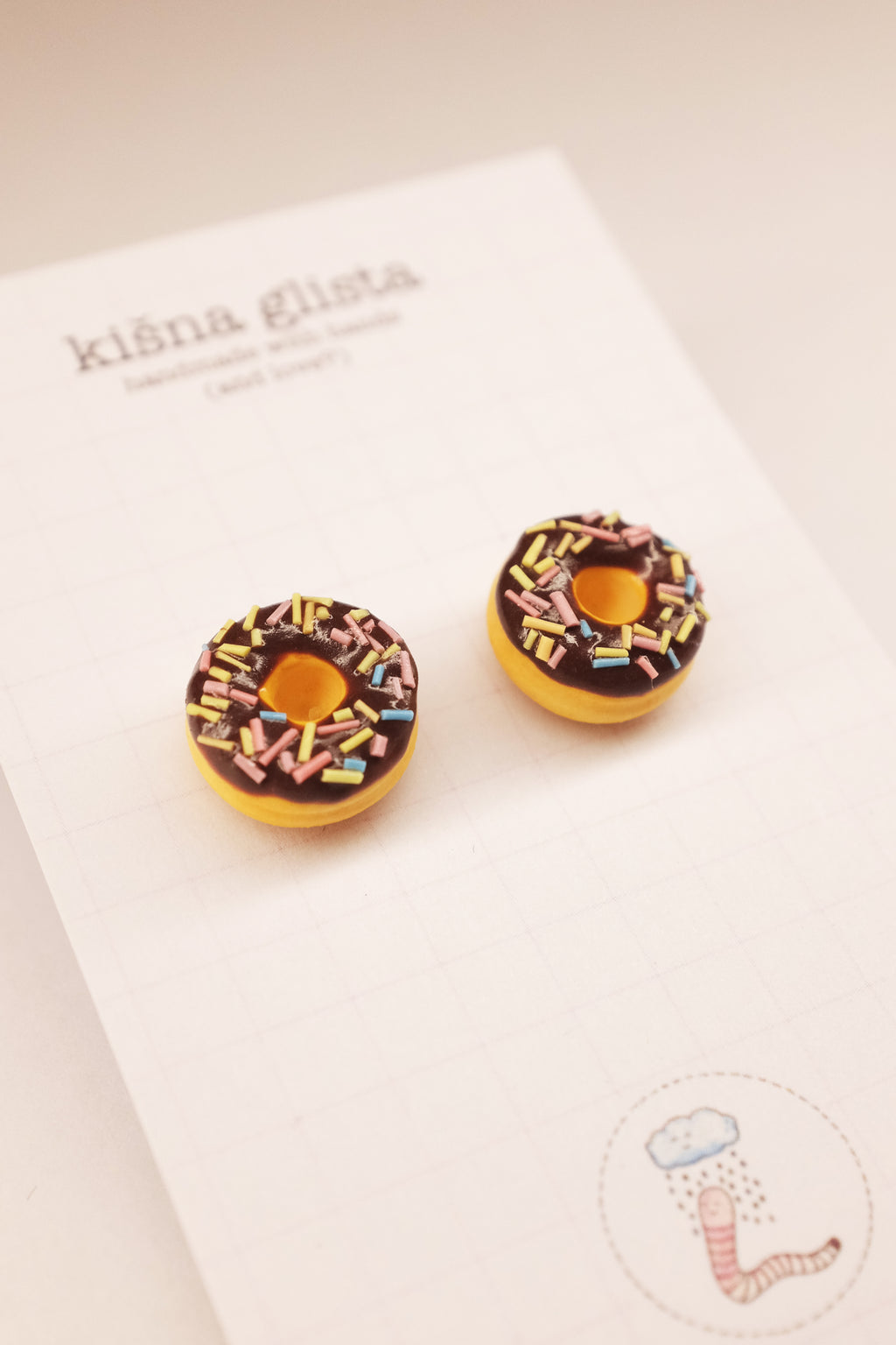 Krofne, minđuše sa iglicom