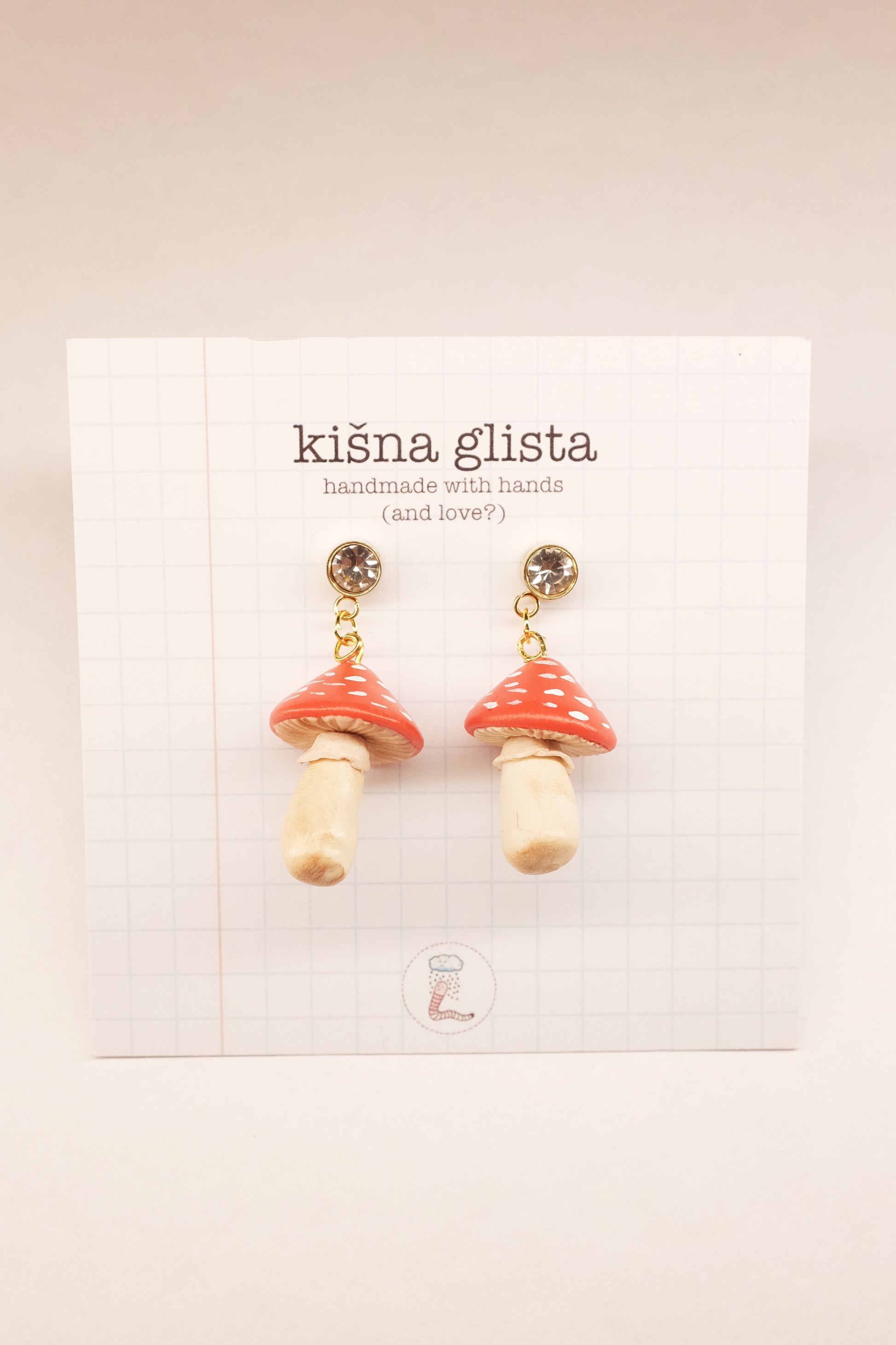 Pečurke, viseće minđuše