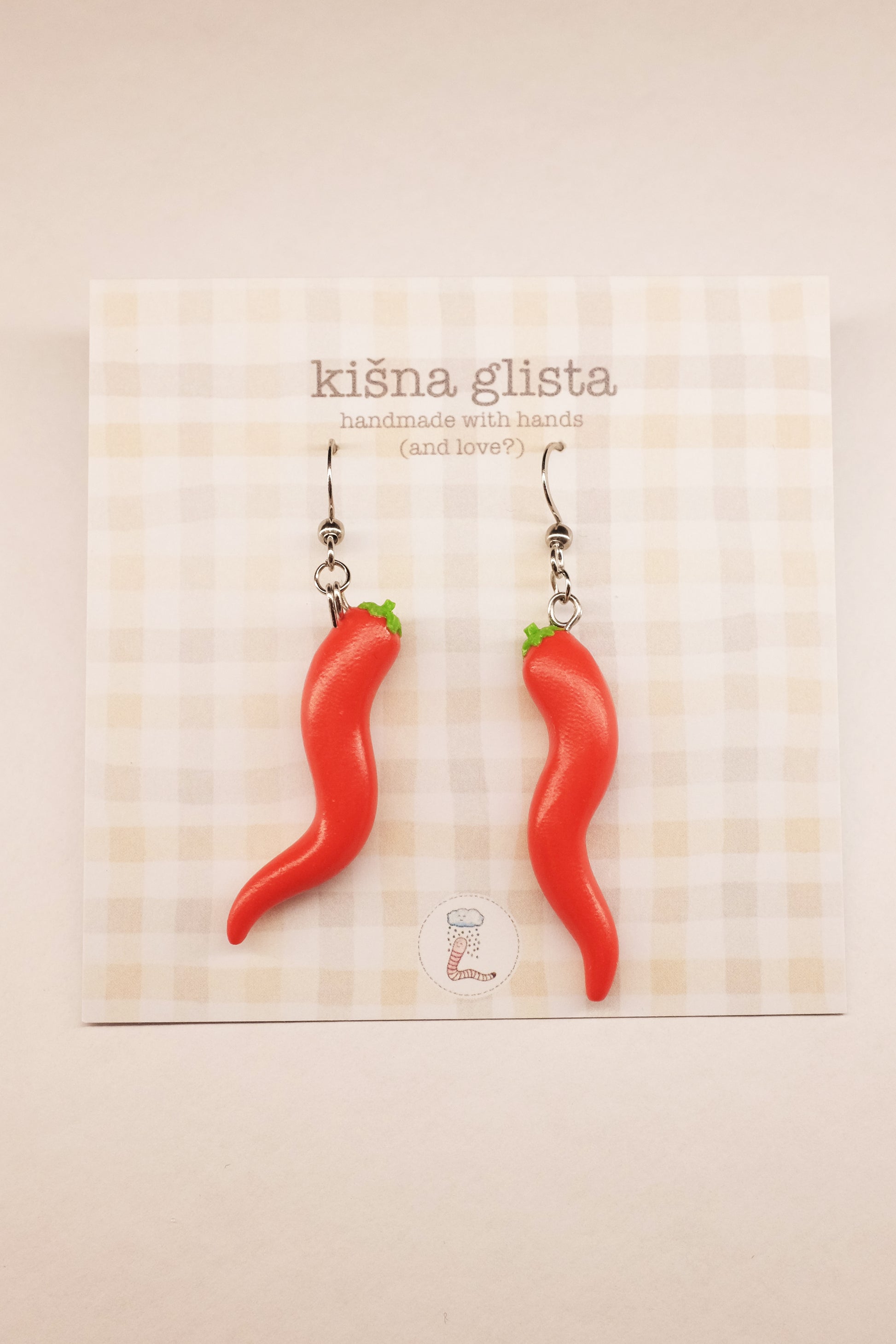 Ljute papričice,viseće minđuše