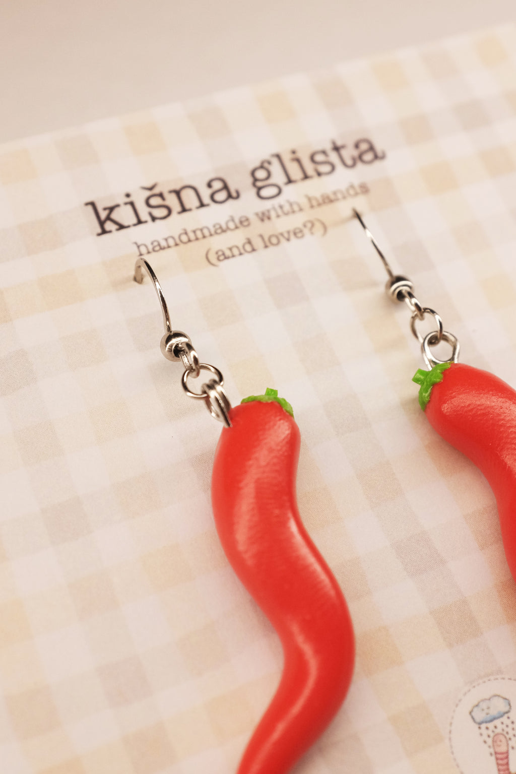 Ljute papričice,viseće minđuše