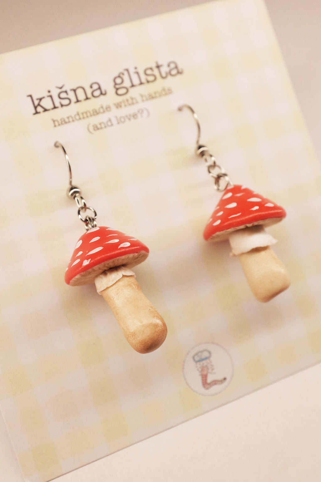 Pečurke, viseće minđuše