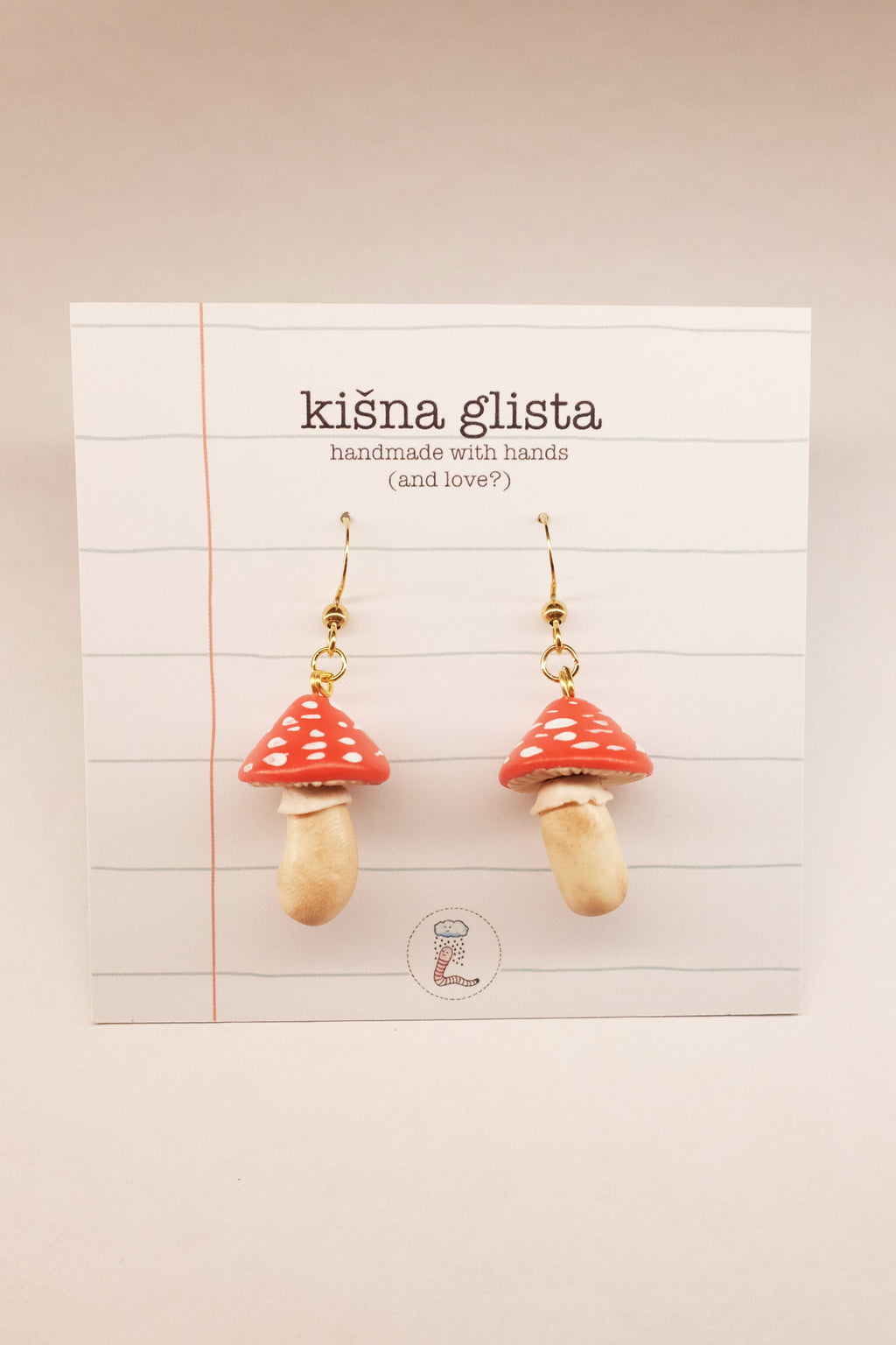 Pečurke, viseće minđuše