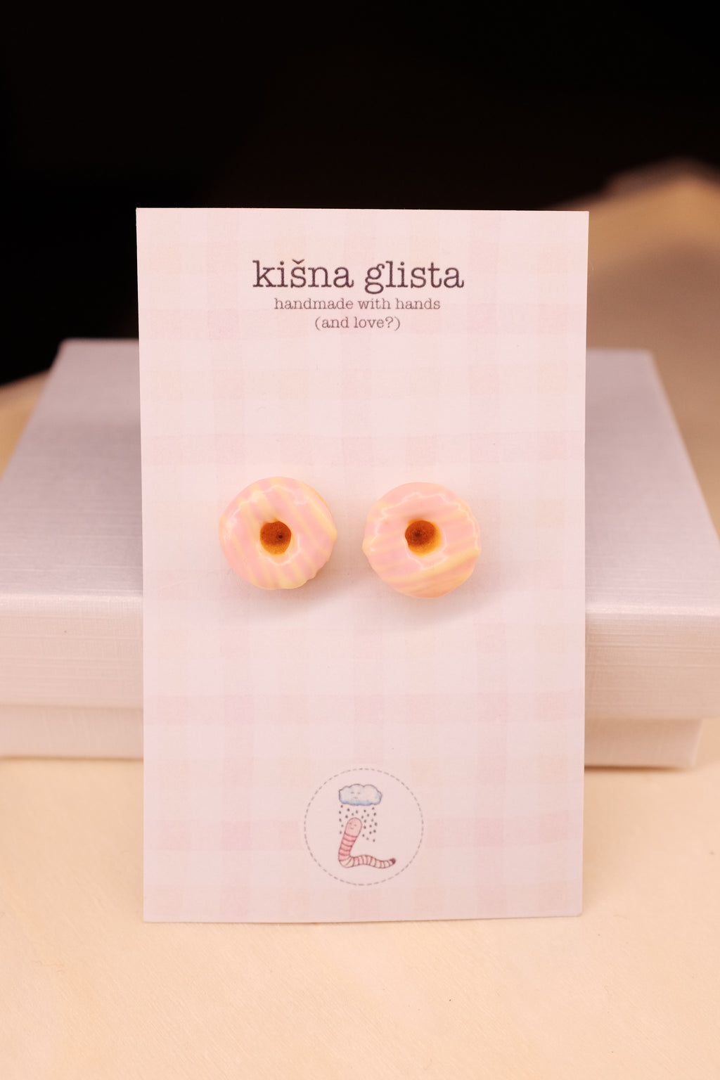 Krofne, minđuše sa iglicom